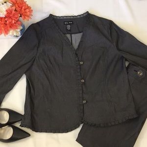 D.F.A. New York Jacket/Slack 2 pc size L/size 10P